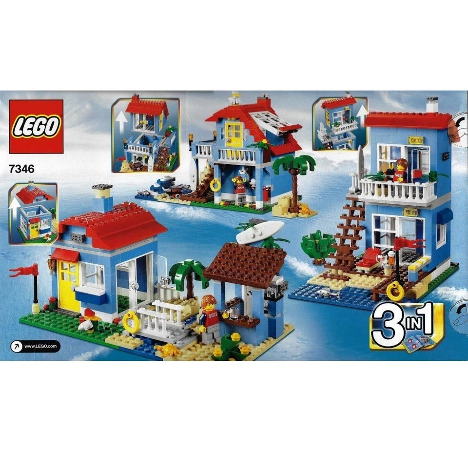 Lego # 7346 - Seaside House / CREATOR 3 in 1  (Sealed) (BRAND NEW) Vaulted VHTF - Image 2 of 4