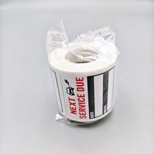 300PCS Oil Change Stickers Next Service Due Reminder Sticker Roll Window 2" X 2"