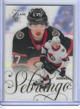 2025-26 UD FLAIR HOCKEY #159 DONOVAN SEBRANGO RC OTTAWA SENATORS