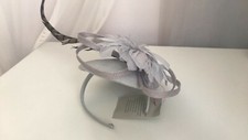 John Lewis Flower Fascinator / Lilac Grey One Size New With Defect RRP 85 £!!!