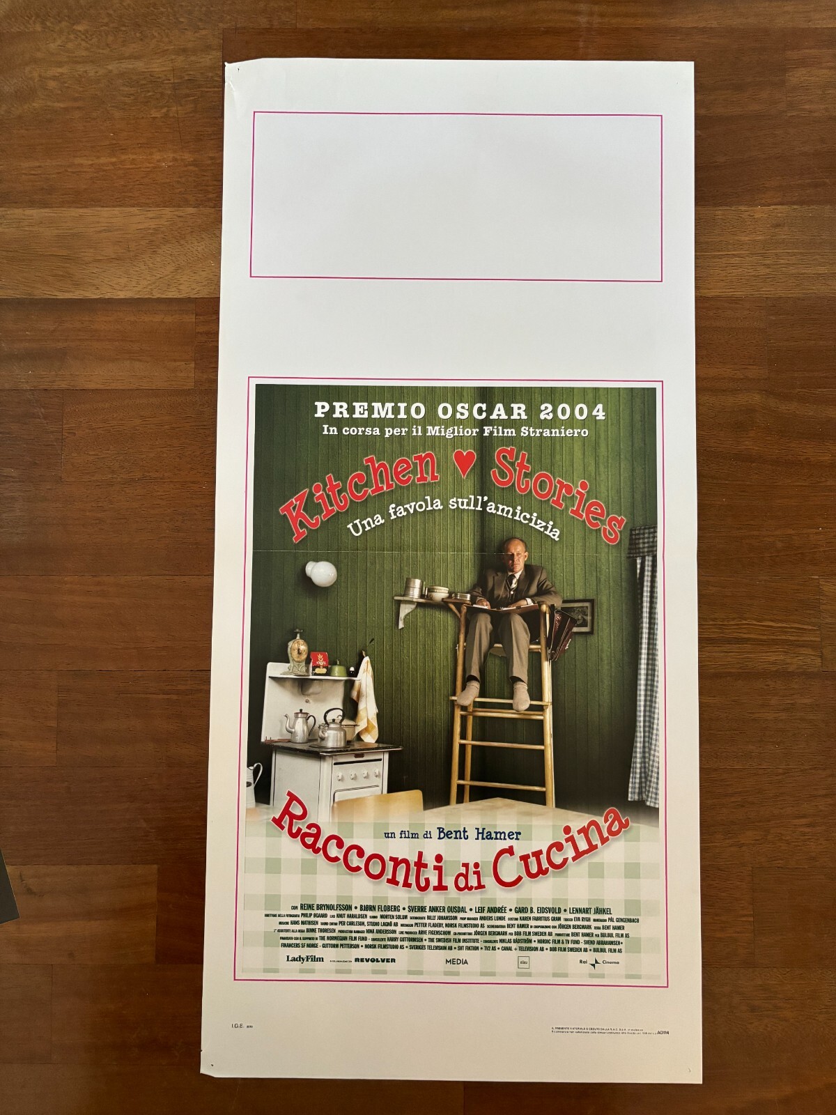 Locandina originale film Kitchen Stories - Racconti di cucina (2004) - Regia di Bent Hamer