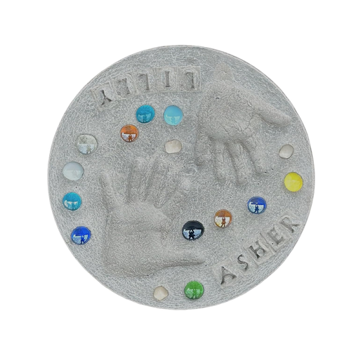 Large DIY Stepping Stone Kit, Handprint Stepping Stone, Mother'S Day Gift, Footp - Picture 11 of 12