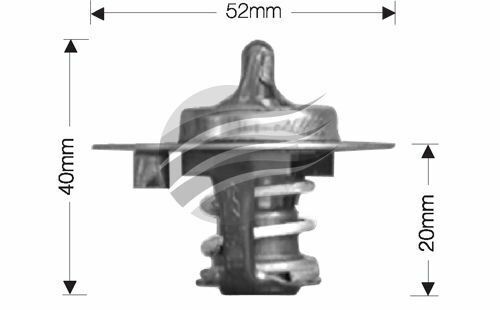 Dayco Thermostat for Mitsubishi Express (1986 - Current) 7/1991 - 5/1994 2.4L 4 - Picture 1 of 1