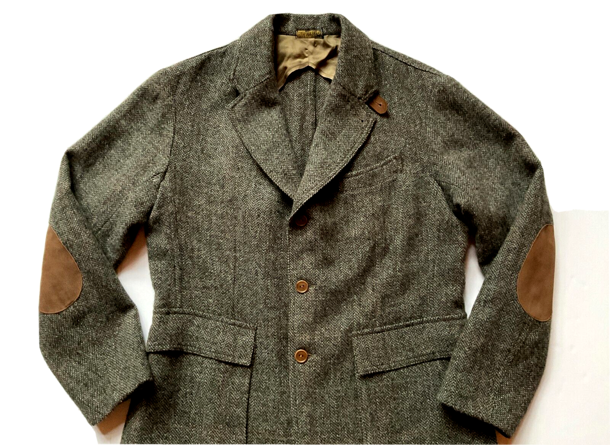 RRL Ralph Lauren 1920s Inspired Unconstructed Wool Tweed