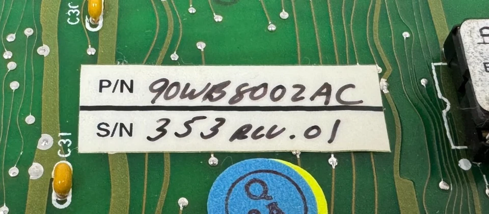 USED TRIANGLE PACKAGE MACHINERY 90WB8002AC VIDEO CONTROL BOARD - Image 3 of 3