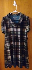 Jessica Howard Plaid Missy Dress Size Large JH9M8342