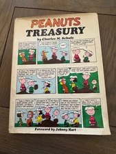 Peanuts Treasury Book Hardcover by Charles M Schulz 1968 5th Printing 1971