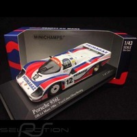 Minichamps 1:43 Porsche 956L #12 Le Mans 1986 Metall Weiß Modellauto