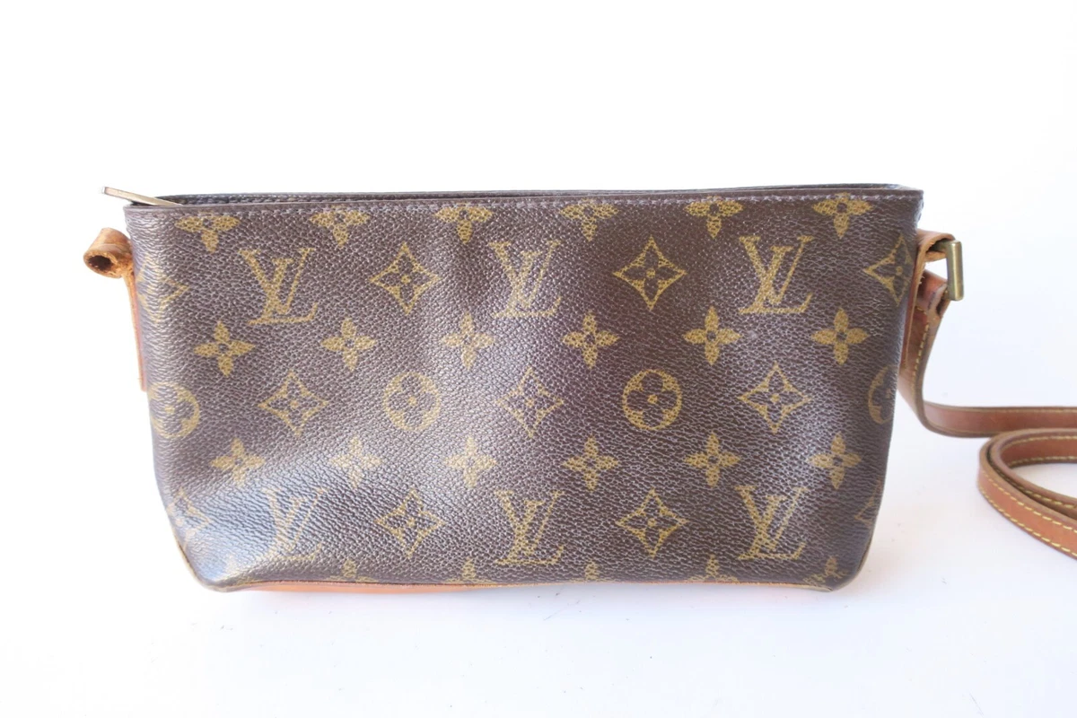 Authentic Louis Vuitton Monogram Trotteur Shoulder Bag Crossbody #16155