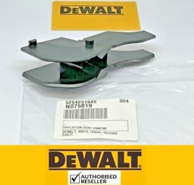 DEWALT DWS780 TYP 10 & 11 GEHRUNGSSÄGE SPÄNE & STAUBABWEISER N075819