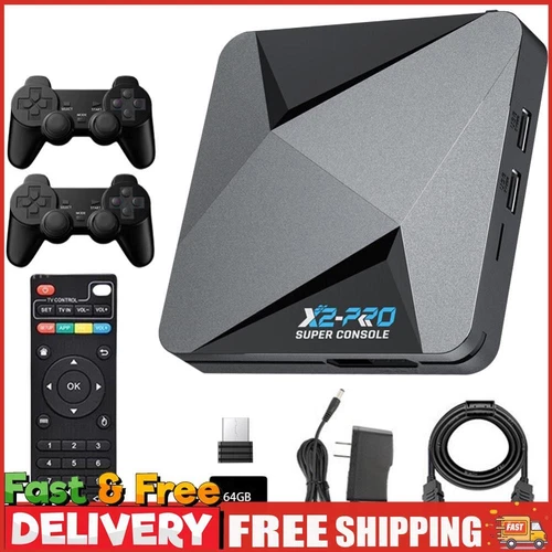 X2 Pro Super Konsole Integriert 100000+ Spiele Videospielkonsole S905X2 Chip Geschenke