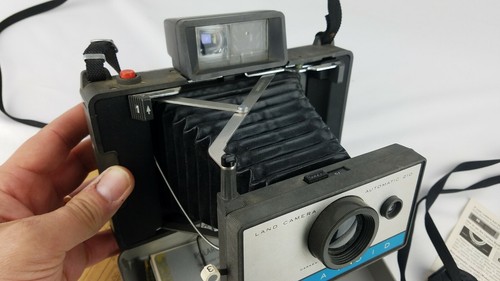 Polaroid 103 & 210 Land Camera Lot x2 mit Timer Model 128 *AS-IS* ungetestet* - Bild 8 von 10