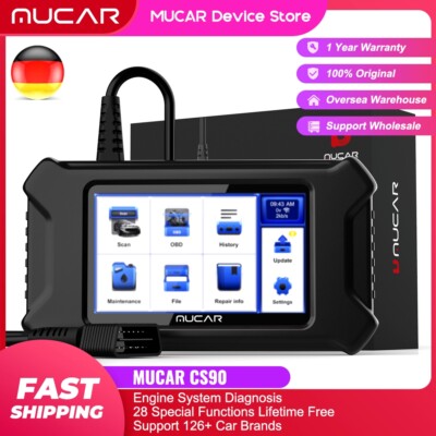 MUCAR CS90 Profi Auslesegerät  OBD2 Diagnosegerät 28 Reset ABS SAS DPF TPMS VIN