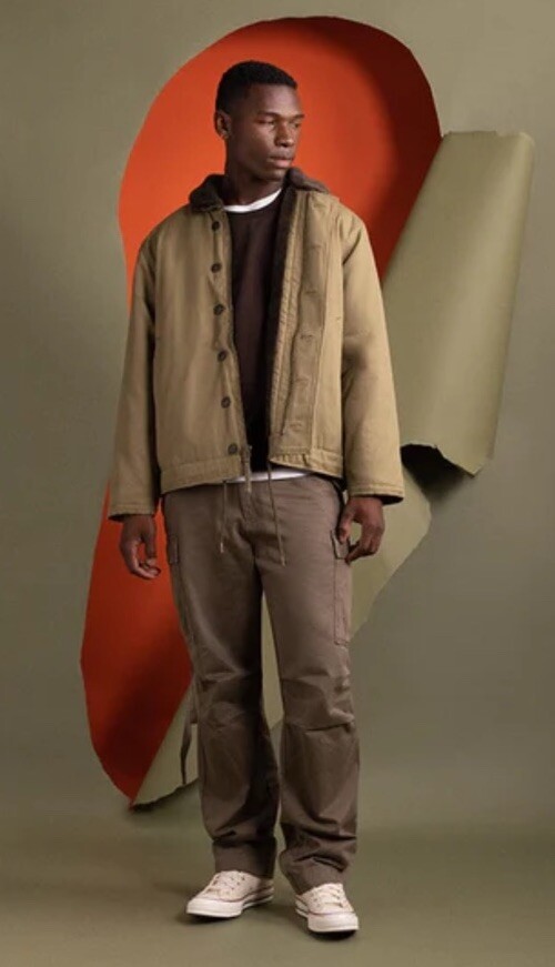 ジャケット・アウター 90s Alpha industries USA N-1 deck jacket Alpha Industries 1940's N1 Deck Jacket Mens L Military Navy