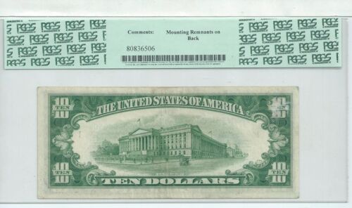 1950 $10 FRN RARE Wide Star * Boston Federal Reserve Note PCGS 45 CH Xtreme Fine - Picture 2 of 3