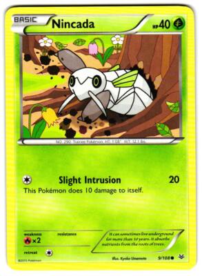 Pokemon XY: Roaring Skies Nincada #9/108 Common Lightly played