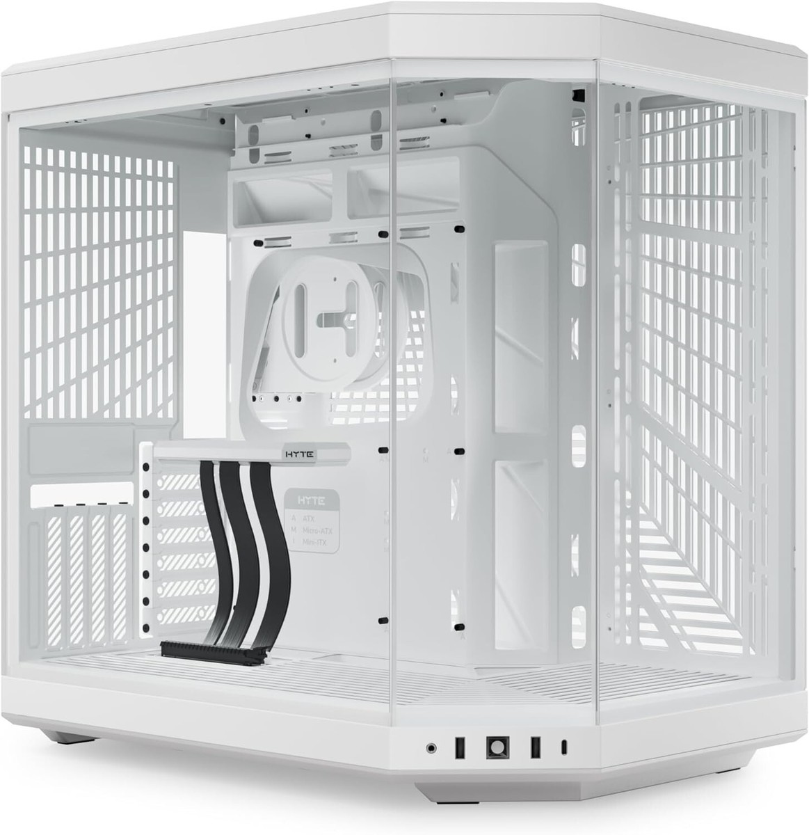 HYTE Y70 Modern Aesthetic Gaming Computer Case (Snow White) | eBay