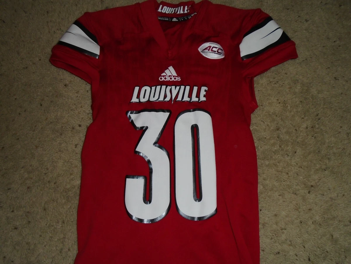 adidas Louisville Football Home Jersey - Red