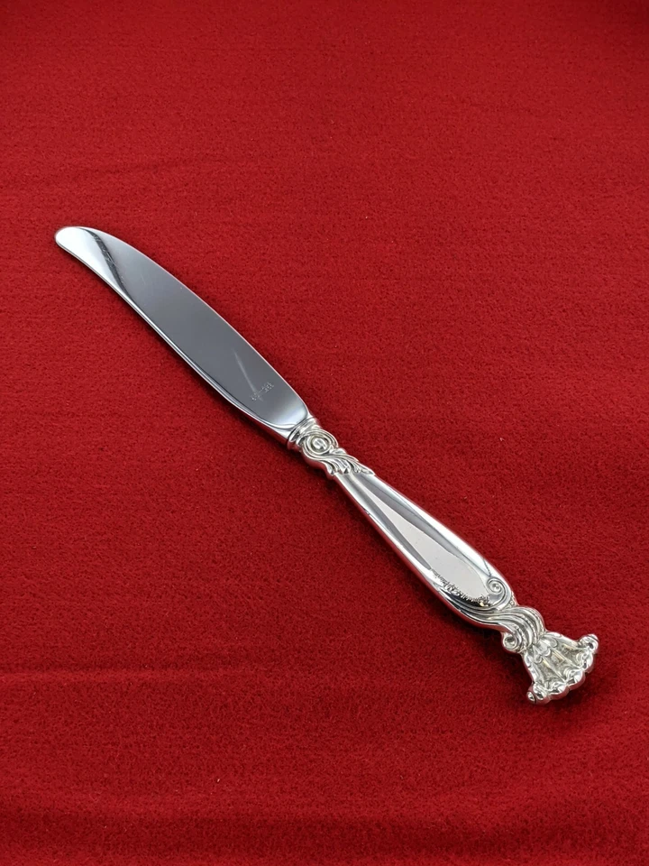 Cuchillo de cena Wallace Romance of the Sea plata de ley 9 3/4" sin monograma Foto 3 de 4