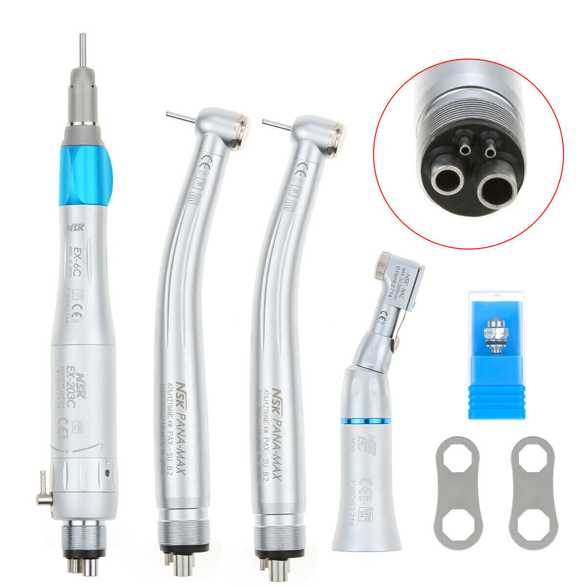 Greeloy Dental Mobile Delivery Cart Unit Treatment System + Handpiece Set 4 Hole