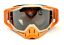 miniatuur 4  - 100% RaceCraft Goggles Sahara Orange Tan Mirror Silver Lens MTB MX
