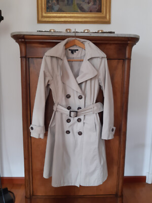 Zara Basic Regenmantel Trenchcoat beige Gr. XL