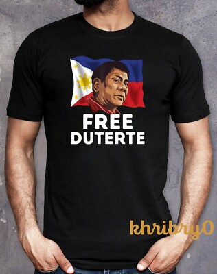 Free Duterte Supporter Philippines President Rodrigo Digong Duterte T-Shirt