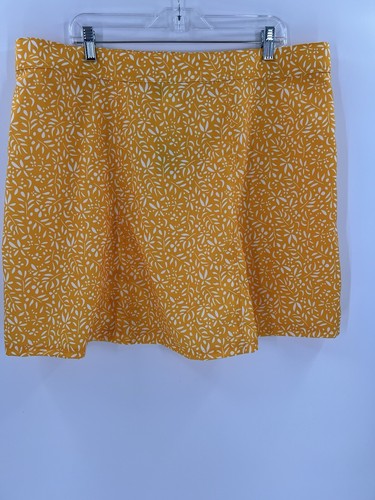 NEW TAGS Rip Skirt Hawaii Damask Citrus Women's Yellow Floral Wrap Skirt XXLarge - Picture 5 of 13