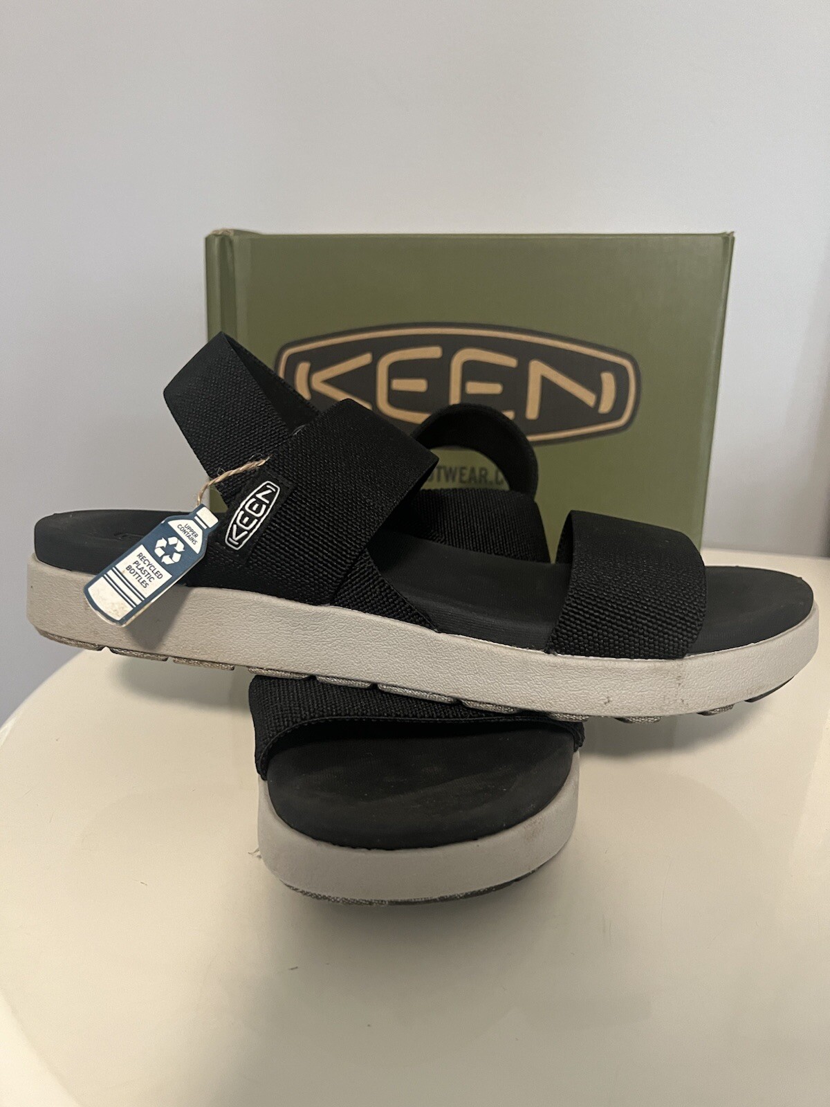 Keen Sandali donna con cinturino posteriore Elle Nero