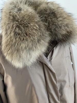 APRIORI Jacke + Weste echt Fuchspelz D42 beige grau NP 390,-