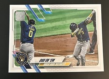 2021 Topps Series One Orlando Arcia Dab On 'EM card #7 Milwaukee Brewers