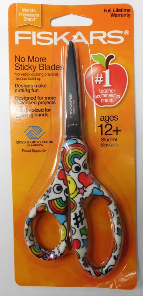 Fiskars 124582-1001 7" Student Precision Scissors Non-Stick Coating (assorted) - Image 4 of 4