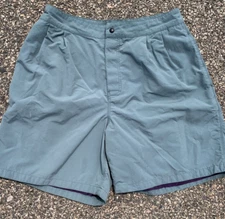 Vintage Patagonia Canvas Nylon Lined Hiking Climbing Baggies Shorts Size 34 1997
