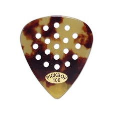 10PCS Pickboy Pos-a-Grip Guitar Picks 1.00mm Classic T-Shell Cellulose Pack