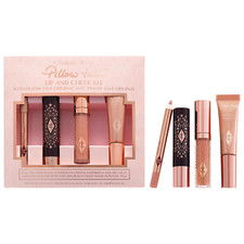 Charlotte Tilbury Pillow Talk Iconic Lip and Cheek Secrets Set 4pc USA 2DAYSHIP