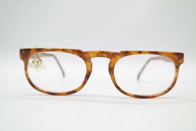 Vintage Stepper SI 112 Brown Gold Oval Glasses Eyeglass Frame NOS