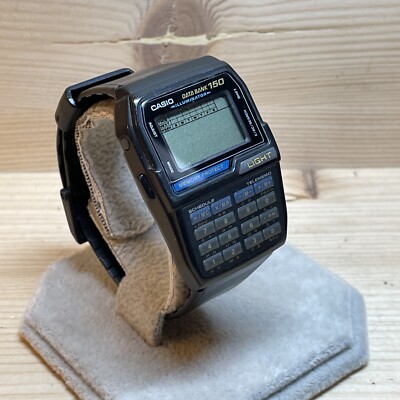 Casio DBC-150 Telememo 150 Data Bank Digital Calculator Watch