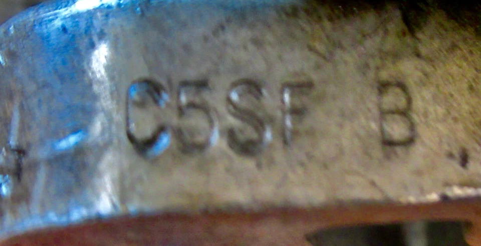 Carburador original 1965 Autolite Thunderbird 4100 datado FORD TAG C5SF B BOM - Imagem 4 de 4