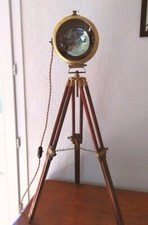 lampe ancienne en laiton phare acétylène auteroche pièce unique