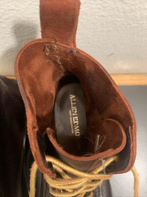 ALLEN EDMONDS PORT WASHINGTON Captoe Lugsole Burgundy Men Sz 11.5