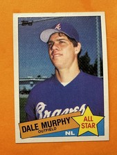 1985 Topps #716 Dale Murphy. Set break Mint-Gem