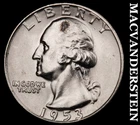 1953-D Washington Quarter- Silver Choice Gem Brilliant Uncirculated #i8034