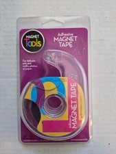 Adhesive Magnet Tape 0.75 in x 25 Ft Roll - Magnet Tools Arts Craft Photos NEW