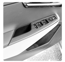 Window Switch Panel Trim Covers Compatible with Kia EV6 2022-2025 Wood Grain