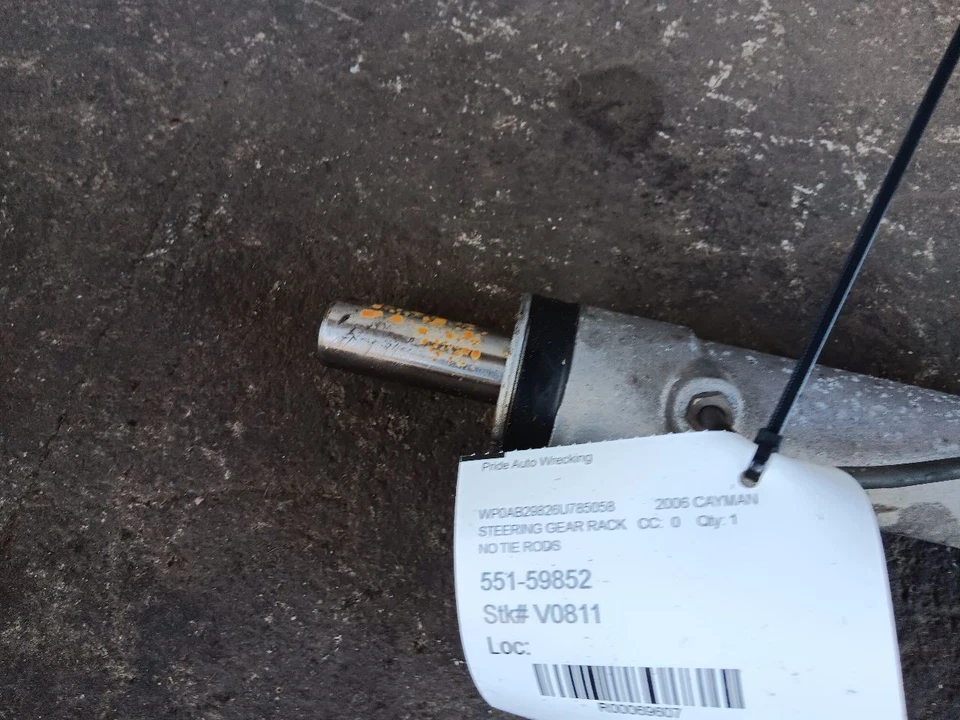 05-12 Porsche Boxster Cayman 911 Portaequipajes de dirección y piñón 99734701108 Foto 4 de 4