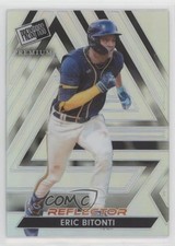 2024 Leaf Press Pass Premium Silver Prismatic Reflector 4/35 Eric Bitonti 8d2
