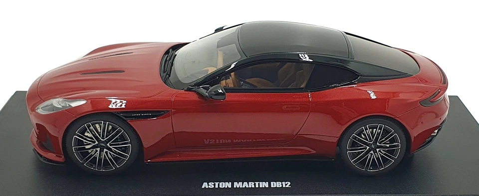 GT Spirit 1/18 Scale Resin GT936 - Aston Martin DB12 - Red - Image 4 of 4