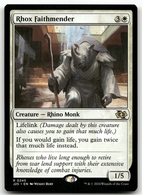 Rhox Faithmender #245 (NM) Foundations Jumpstart J25 Magic MTG