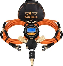 SanHima 4-Way Tire Inflation Deflation System Up to 16.6FT Wheelbase Inflator