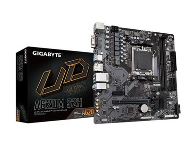 GIGABYTE A620M S2H (AM5/ LGA 1718/ AMD/ A620/ Micro ATX/ 5-Year Multicolor